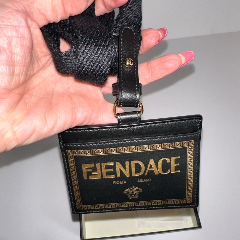 Fendace Credit Card holder. New in dust bag and boxed.